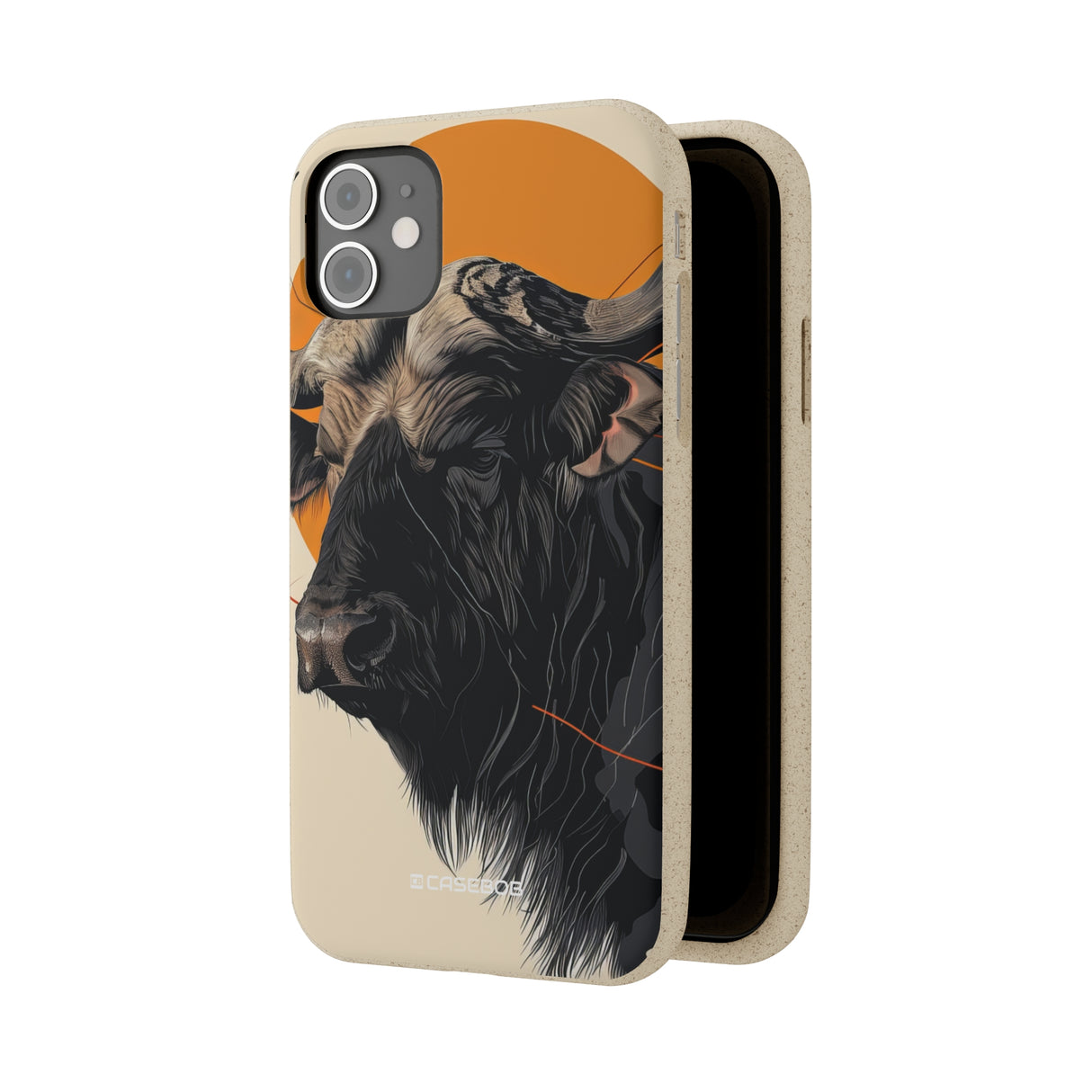 Majestic Buffalo Sun | Biodegradable Phone Case