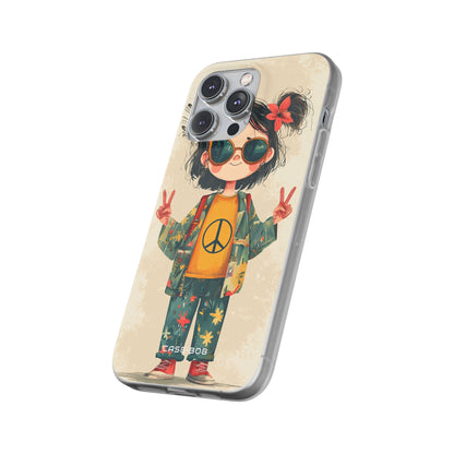 Peace Pigtails iPhone 14 Pro Max Case - Soft