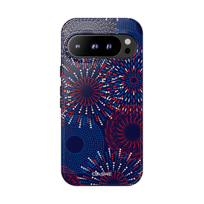 Vibrant Circles Emerge - Google Pixel Case