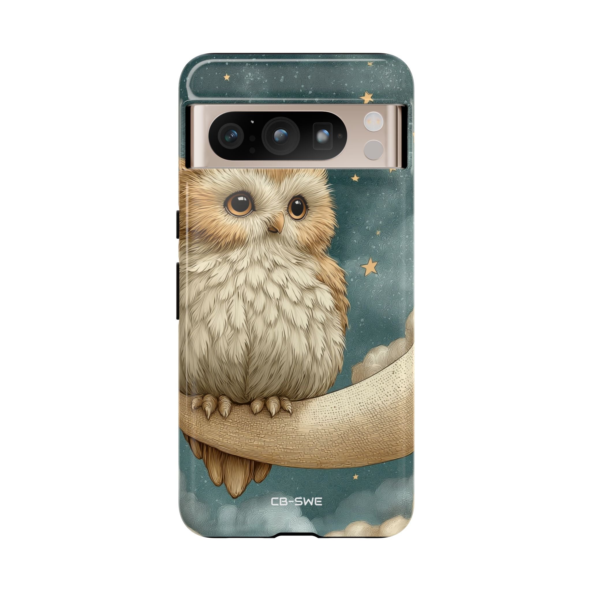 Owls Nestle Moon - Google Pixel Case