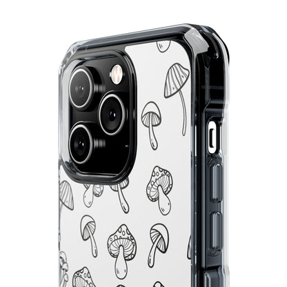 Mushroom Line Play iPhone Case - Impact