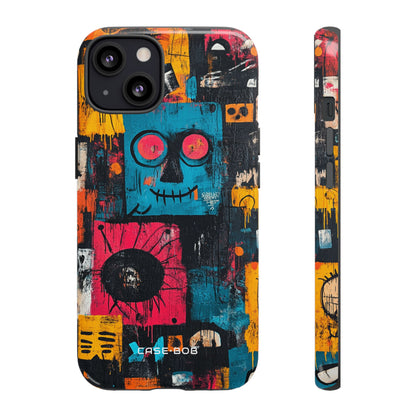 Blue Stitch Smile iPhone 13 Case - Tough