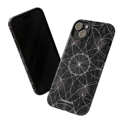 Radiant Petal Orbit iPhone 15 Plus Case - Tough