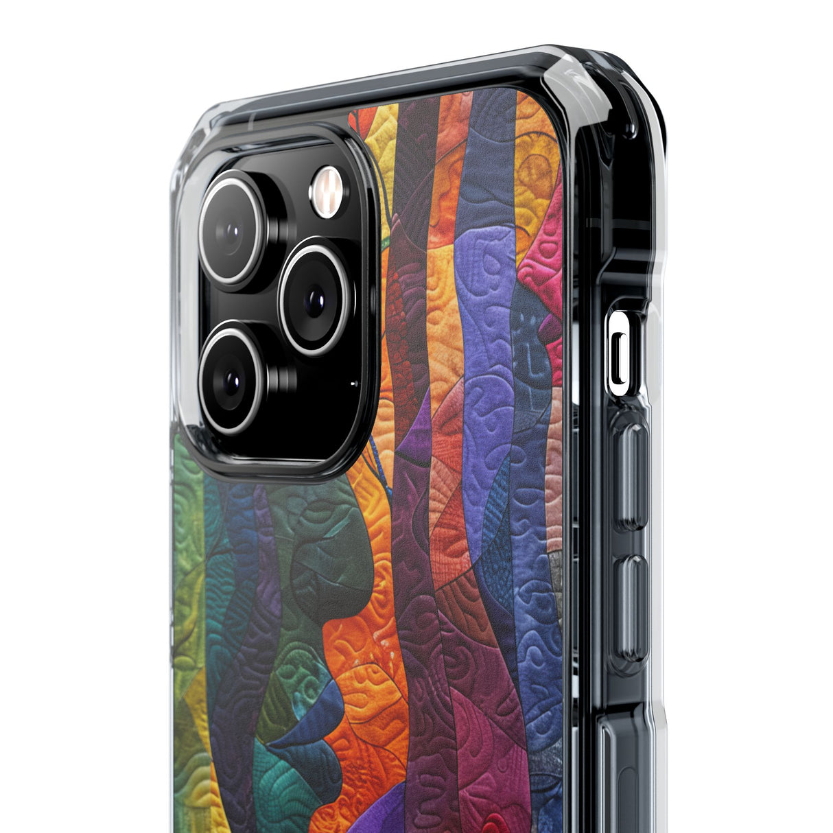 Interwoven Vibrance - Phone Case for iPhone (Clear Impact - Magnetic)