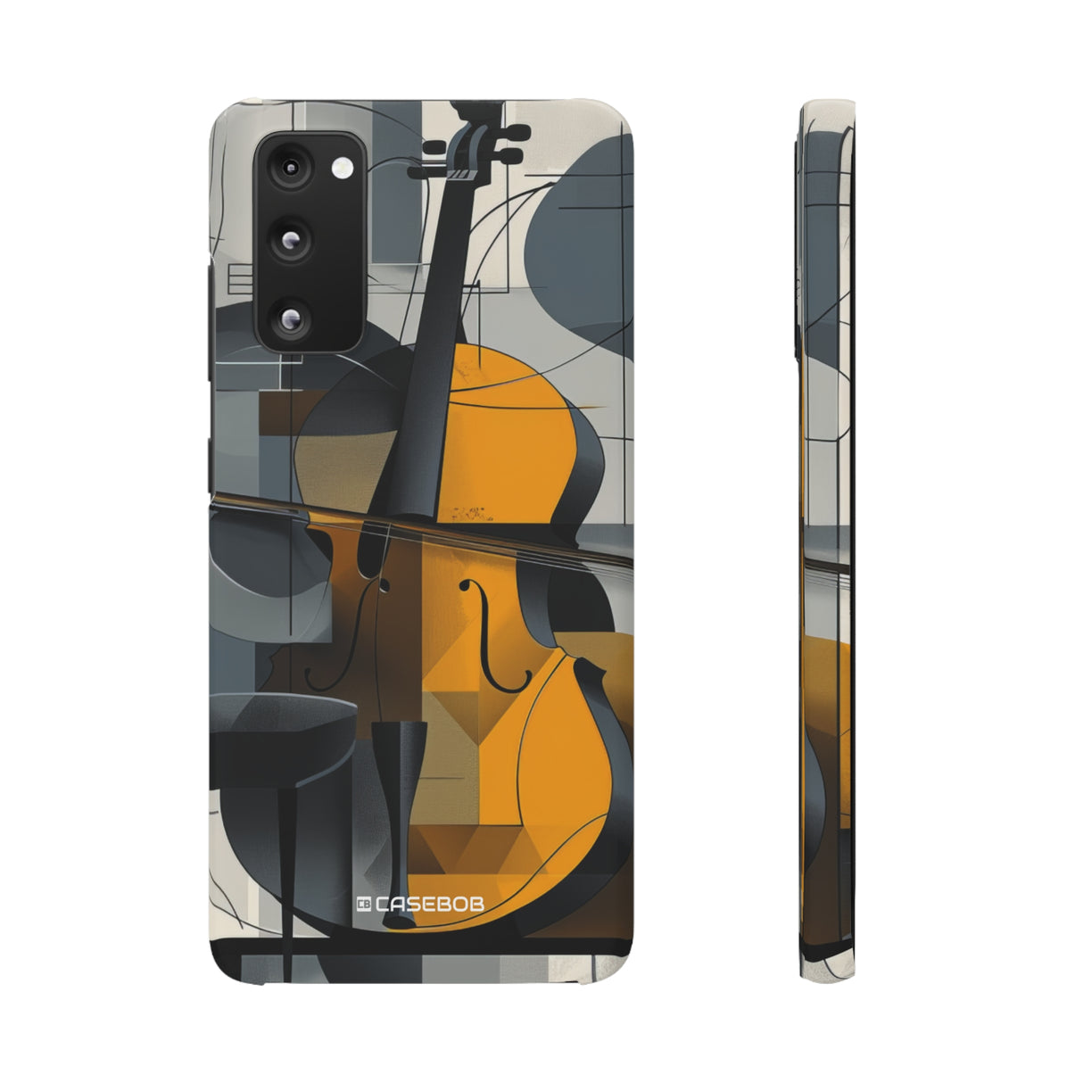 Cello Abstraktion | Schlanke Handyhülle für Samsung