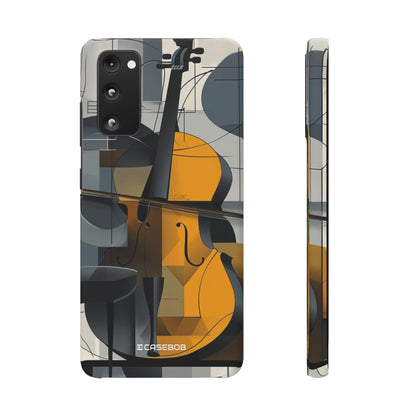 Cello Abstraction | Slim Phone Case for Samsung