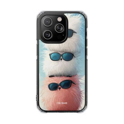 Fluffy Creatures Stack iPhone Case - Impact