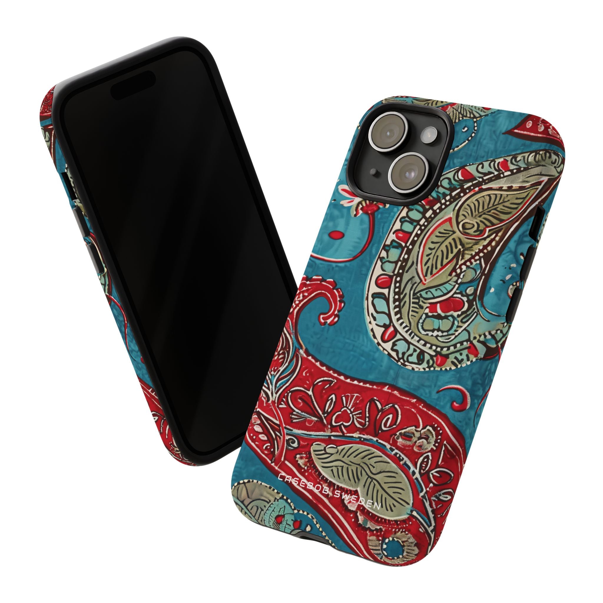 Vintage Paisley Elegance iPhone 15 - Tough Phone Case