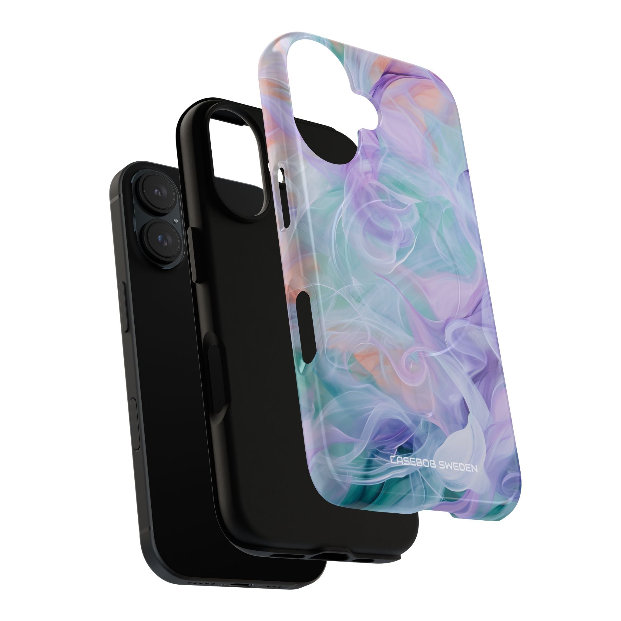 Purple Peach Whirl - Tough + MagSafe® iPhone 16 Phone Case