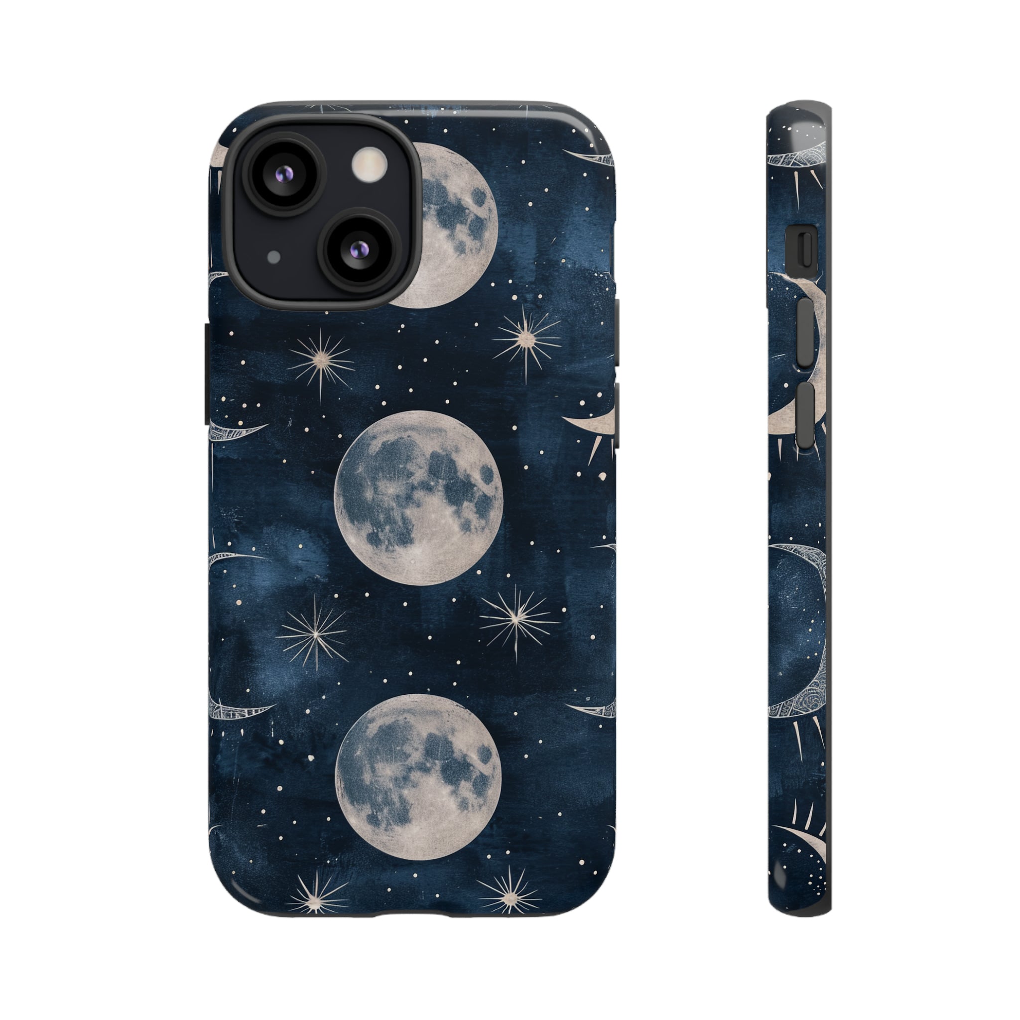 Lunar Phases Serenity - Protective Phone Case