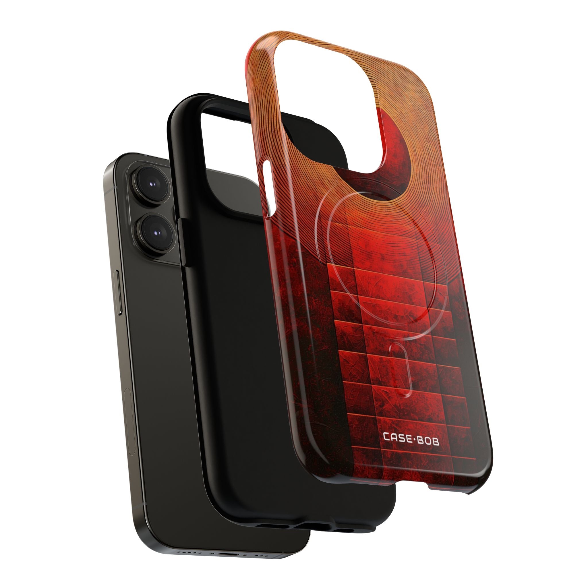 Crimson Orbit iPhone 14 Pro Case - Tough+