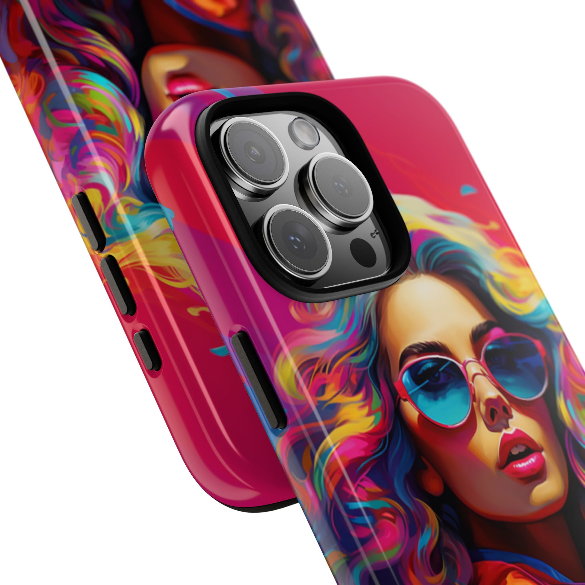 Surreal Color Fusion - iPhone Case
