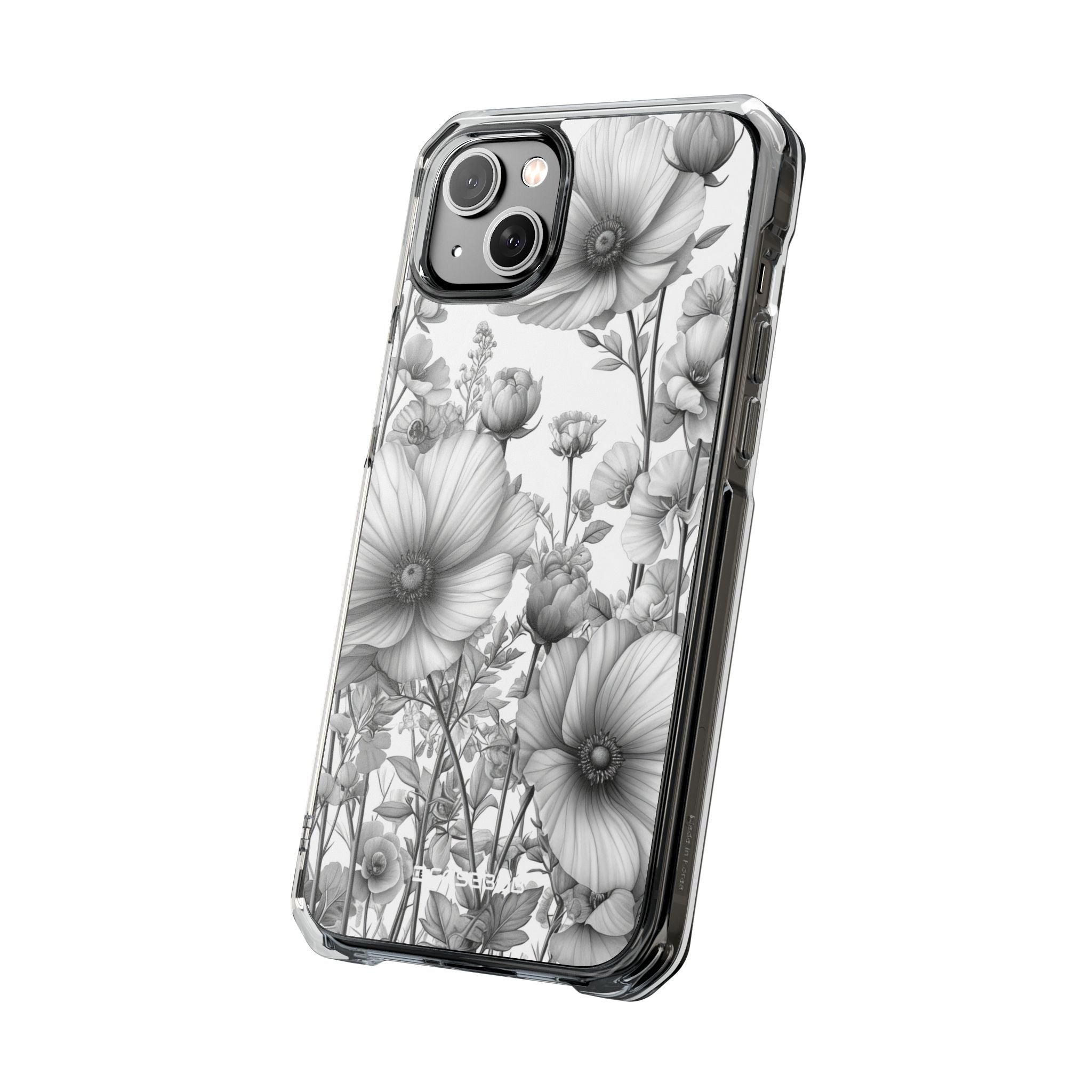 Monochrome Flora - Phone Case for iPhone