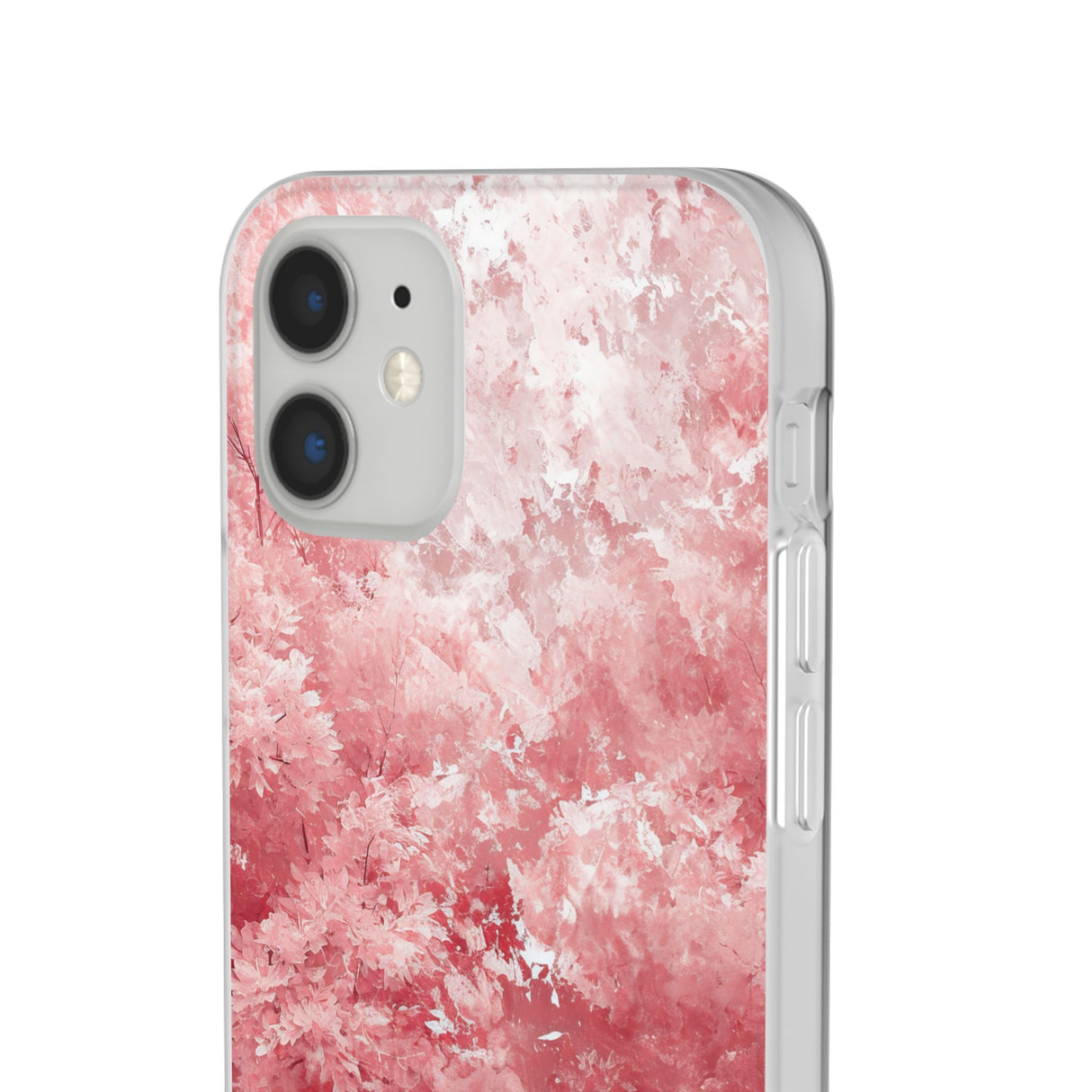 Pantone Rose Design | Handyhülle für iPhone (Flexible Hülle) 