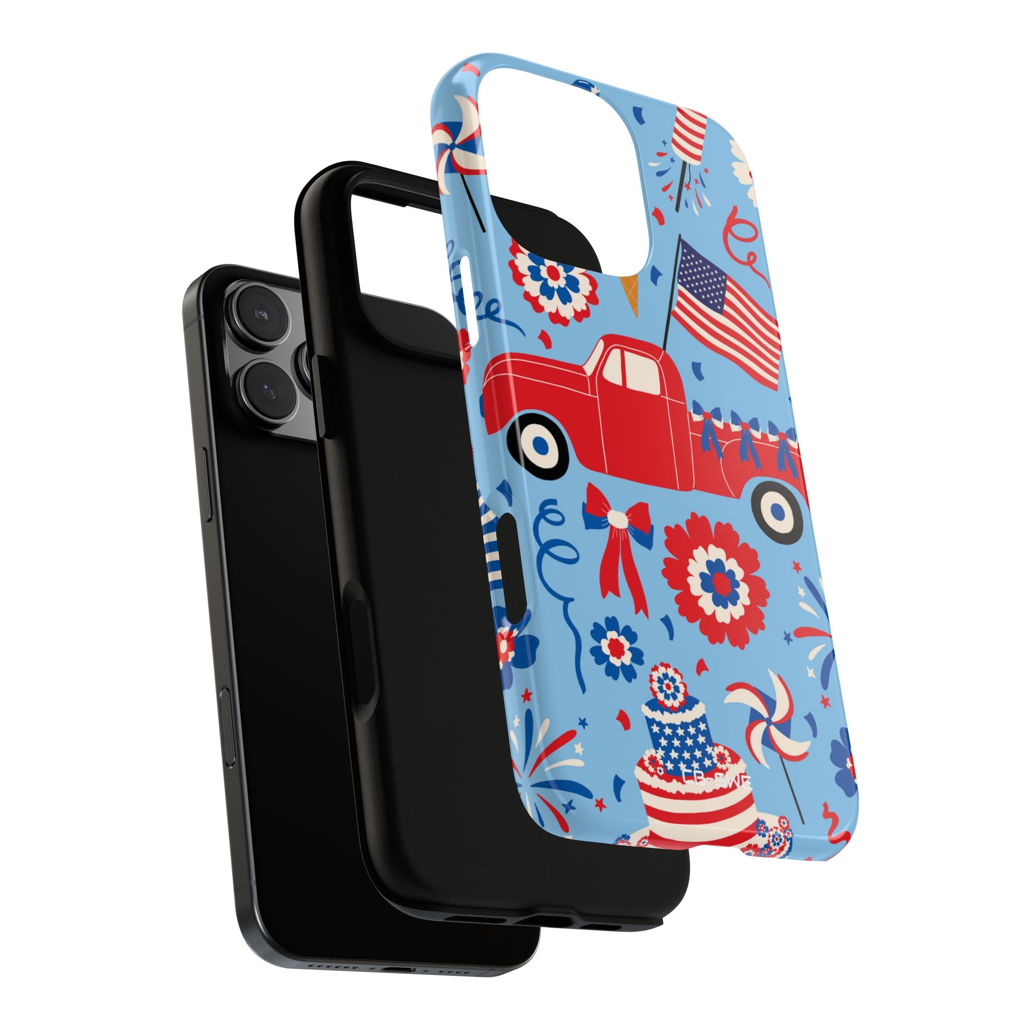 Festive Truck Parade - iPhone Case