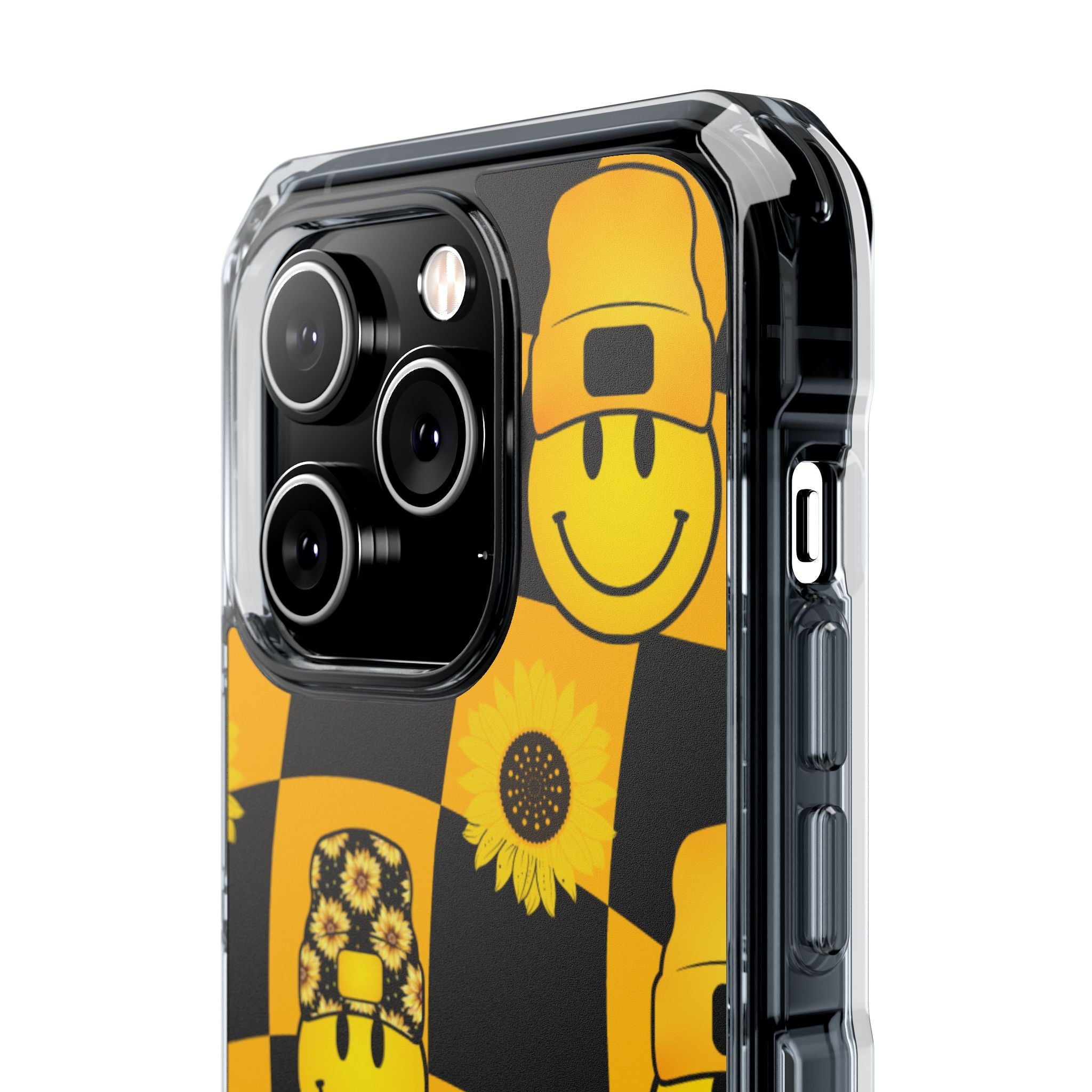 Joyful Checkered Smiles iPhone Case - Impact