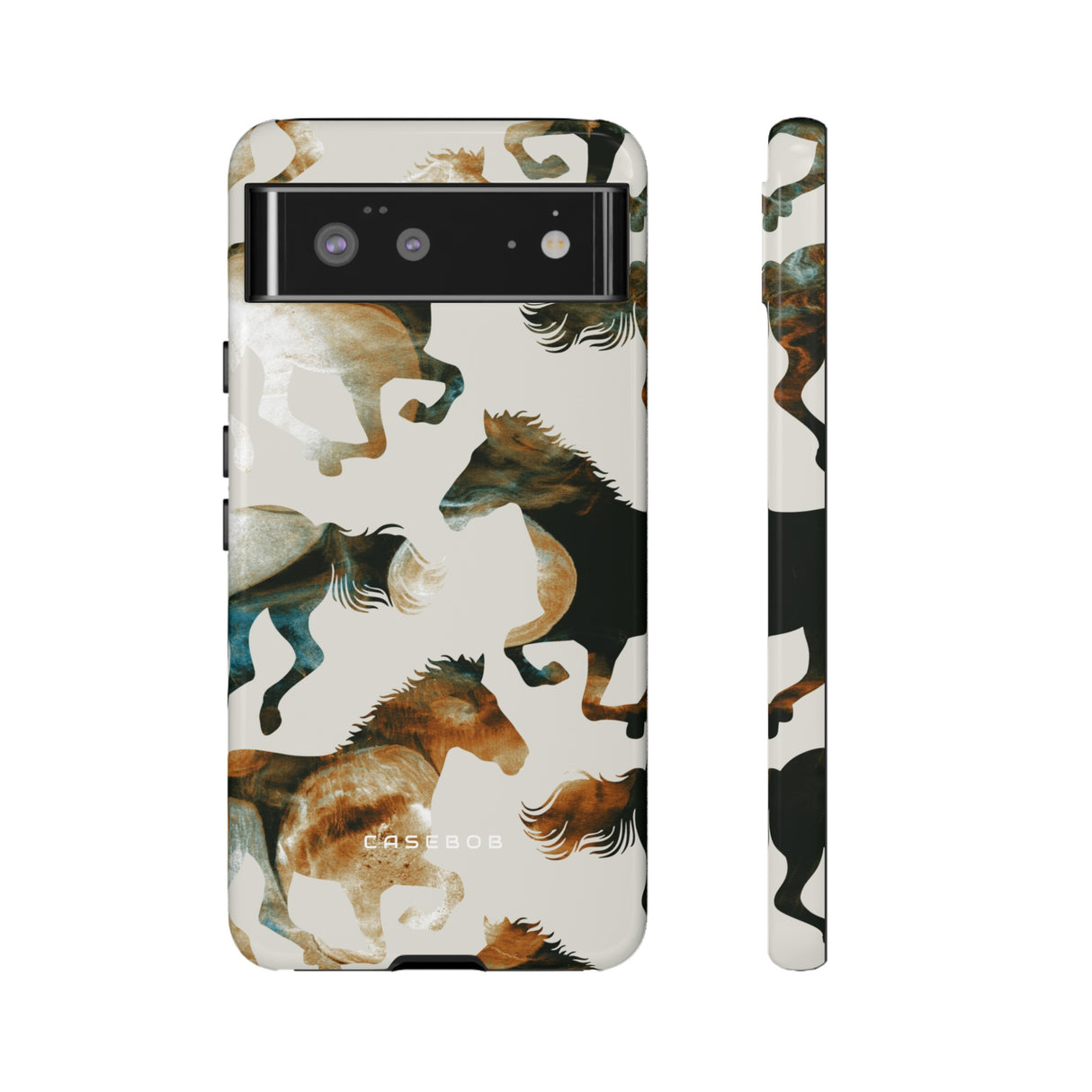 Tie Dye Horses - Protective Phone Case