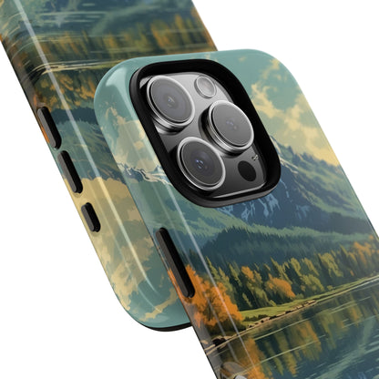 Mountain Reflects Calm - iPhone Case