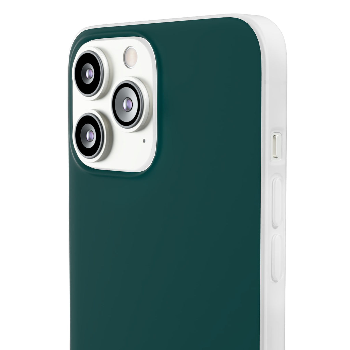 Deep Jungle Green | Handyhülle für iPhone (Flexible Hülle) 