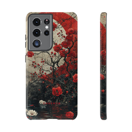 Moonlit Rose Peace - Protective Phone Case