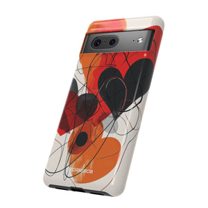 Fiery Hearts | Protective Phone Case for Google Pixel