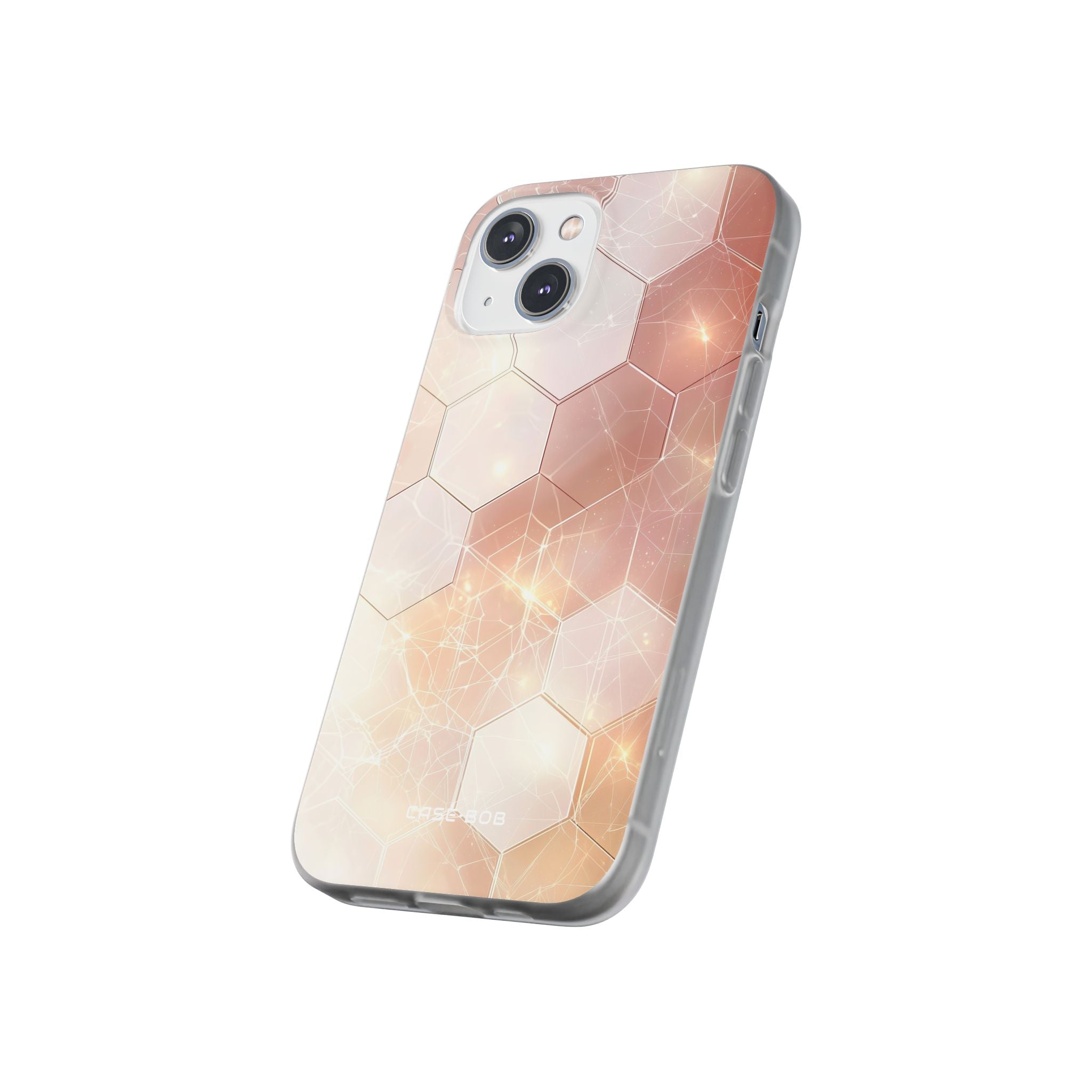 Honeycomb Glow iPhone 14 Case - Soft