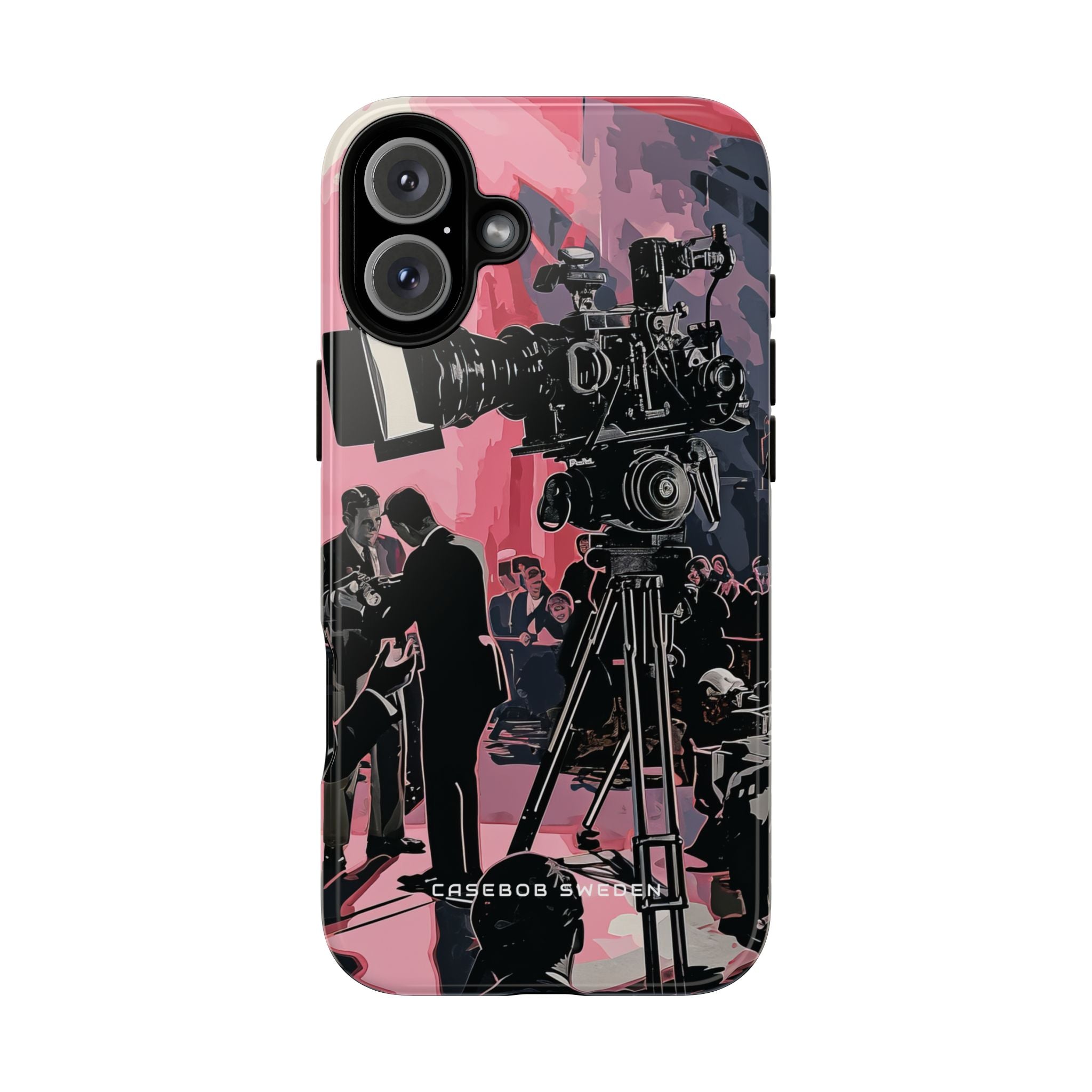 Retro Cinematic Spotlight iPhone 16 - Tough Phone Case