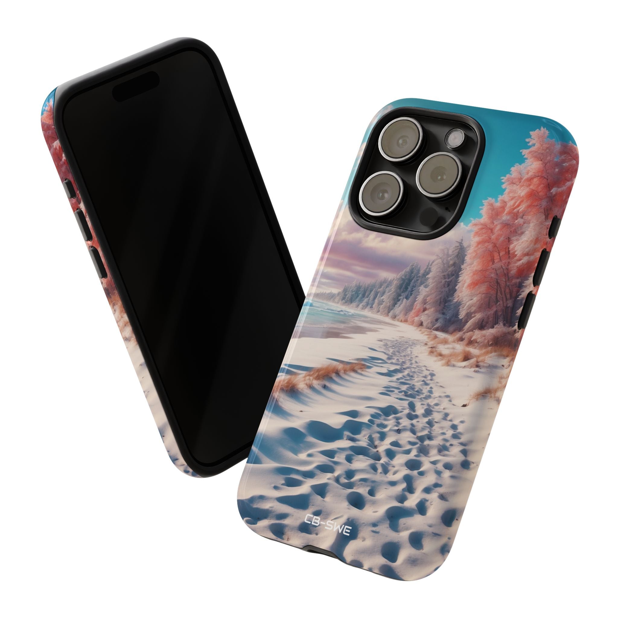 Shadows Embrace Waves - iPhone Case