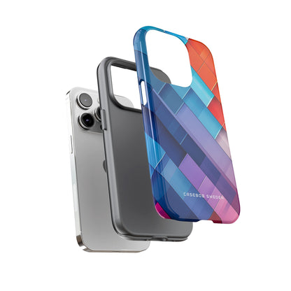 Vibrant GeoFlow iPhone 14 - Tough Phone Case