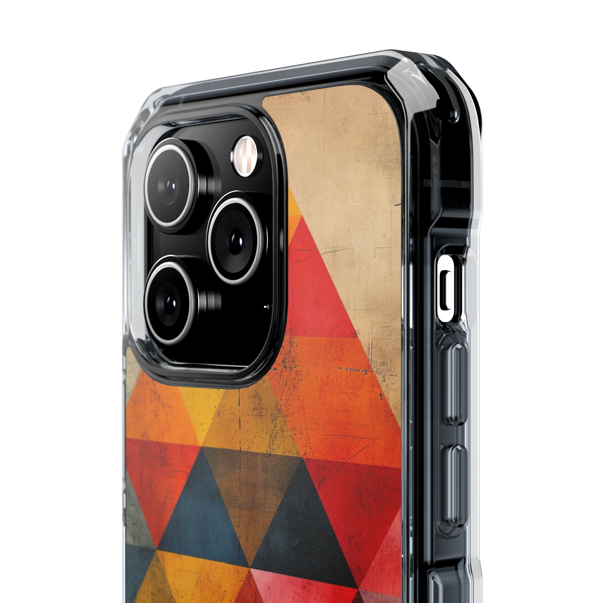 Geometric Energy - Clear Impact iPhone 14 Phone Case