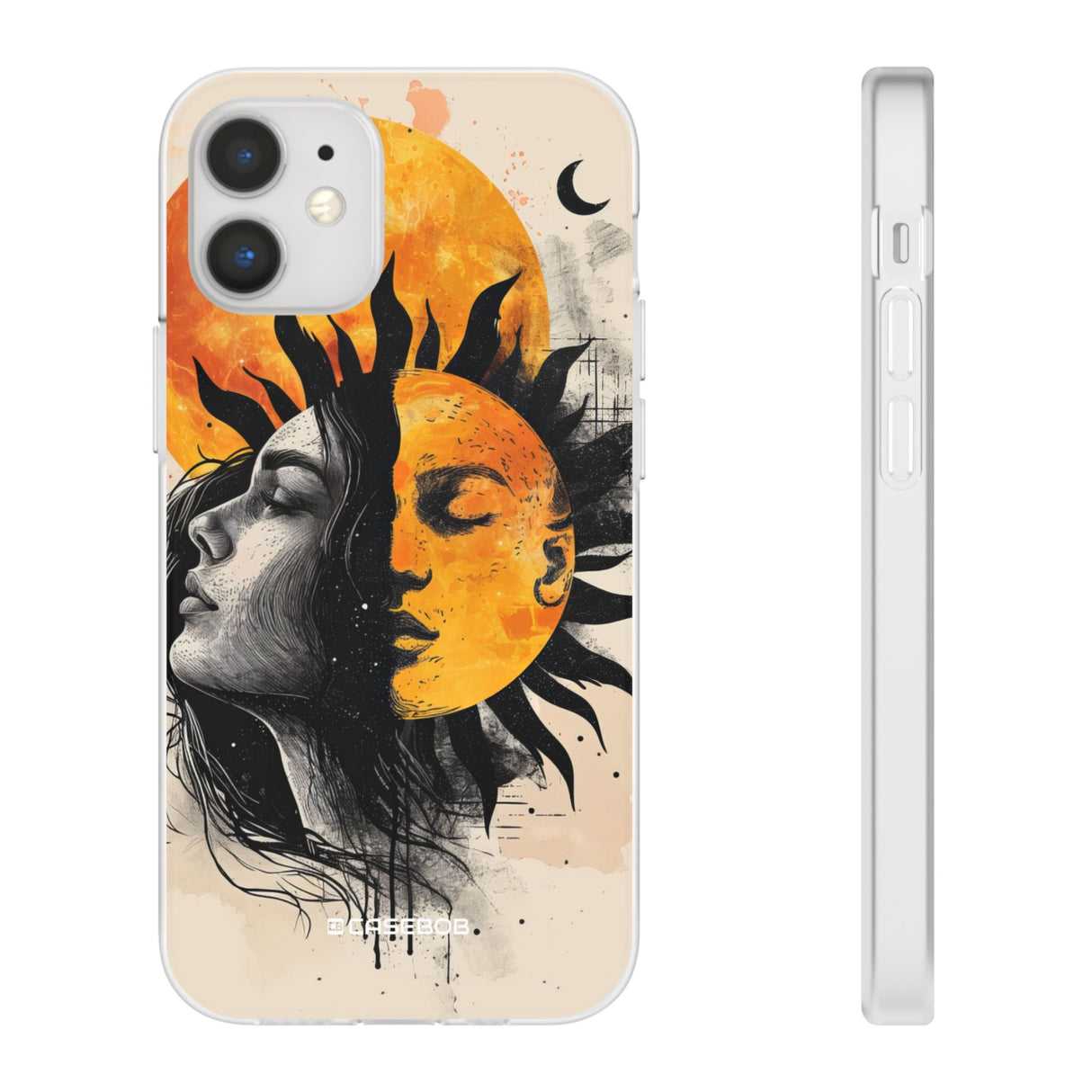 Sunlit Duality | Flexible Phone Case for iPhone