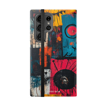 Turquoise Grin - Samsung S23 Ultra Case - Wallet