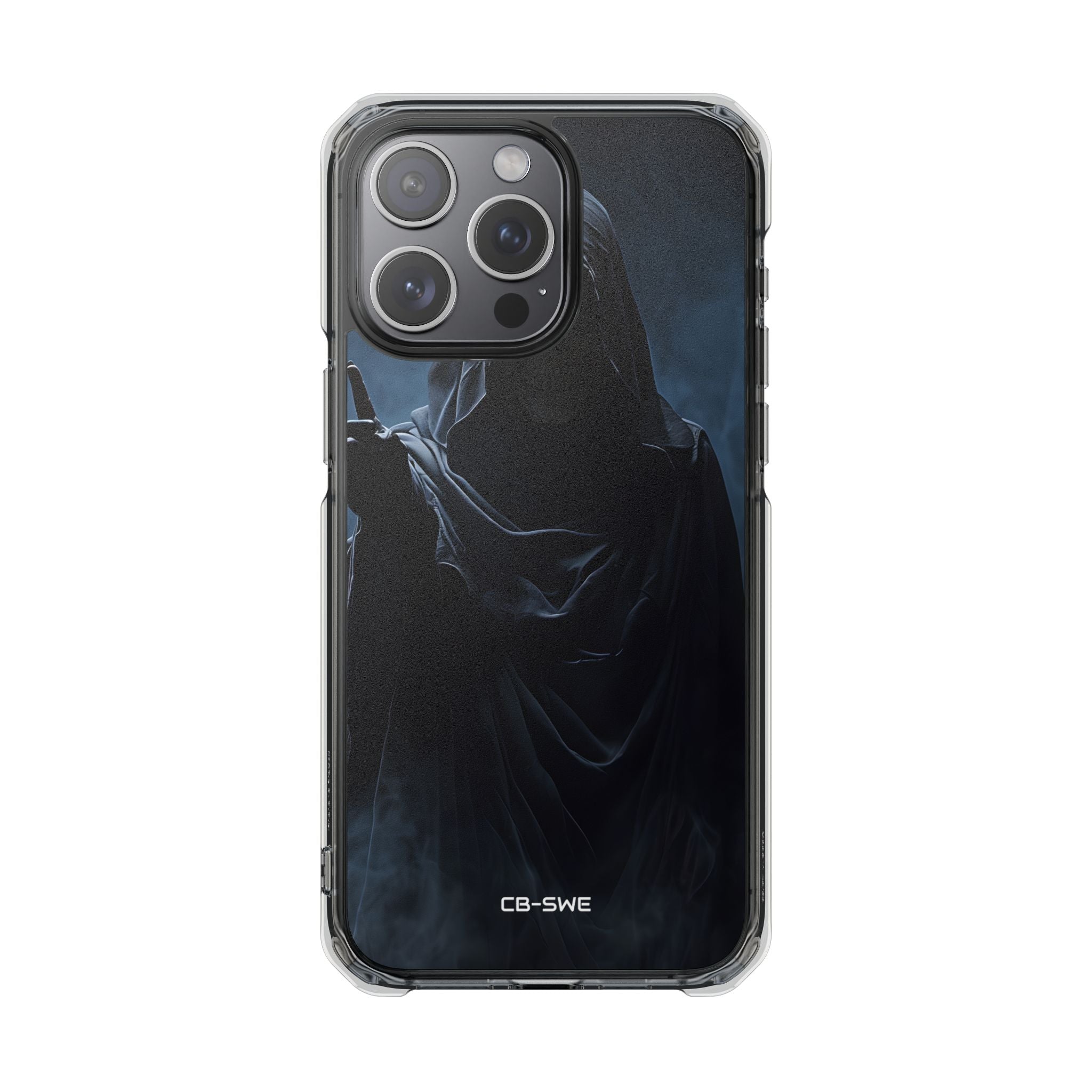 Spectral Guardian Warning iPhone Case - Impact