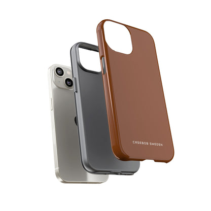 Saddle Brown iPhone 14 - Tough Phone Case