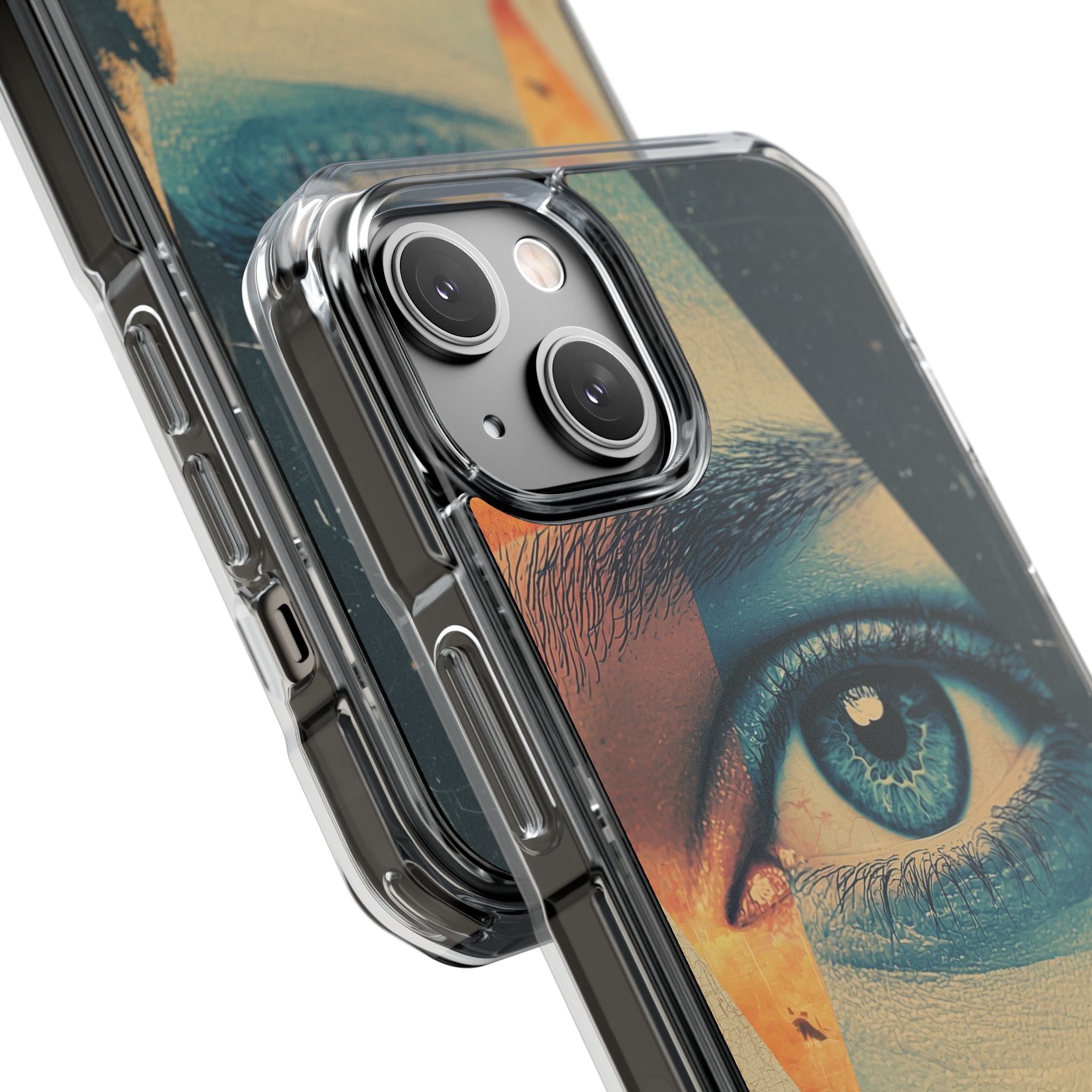Eye Meets Mountains iPhone Case - Impact