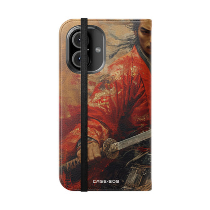Crimson Samurai - iPhone 16 Case - Portemonnee