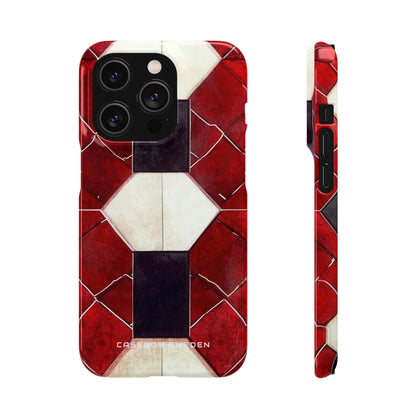 Gothic Hexagon Symmetry iPhone 14 - Slim Phone Case