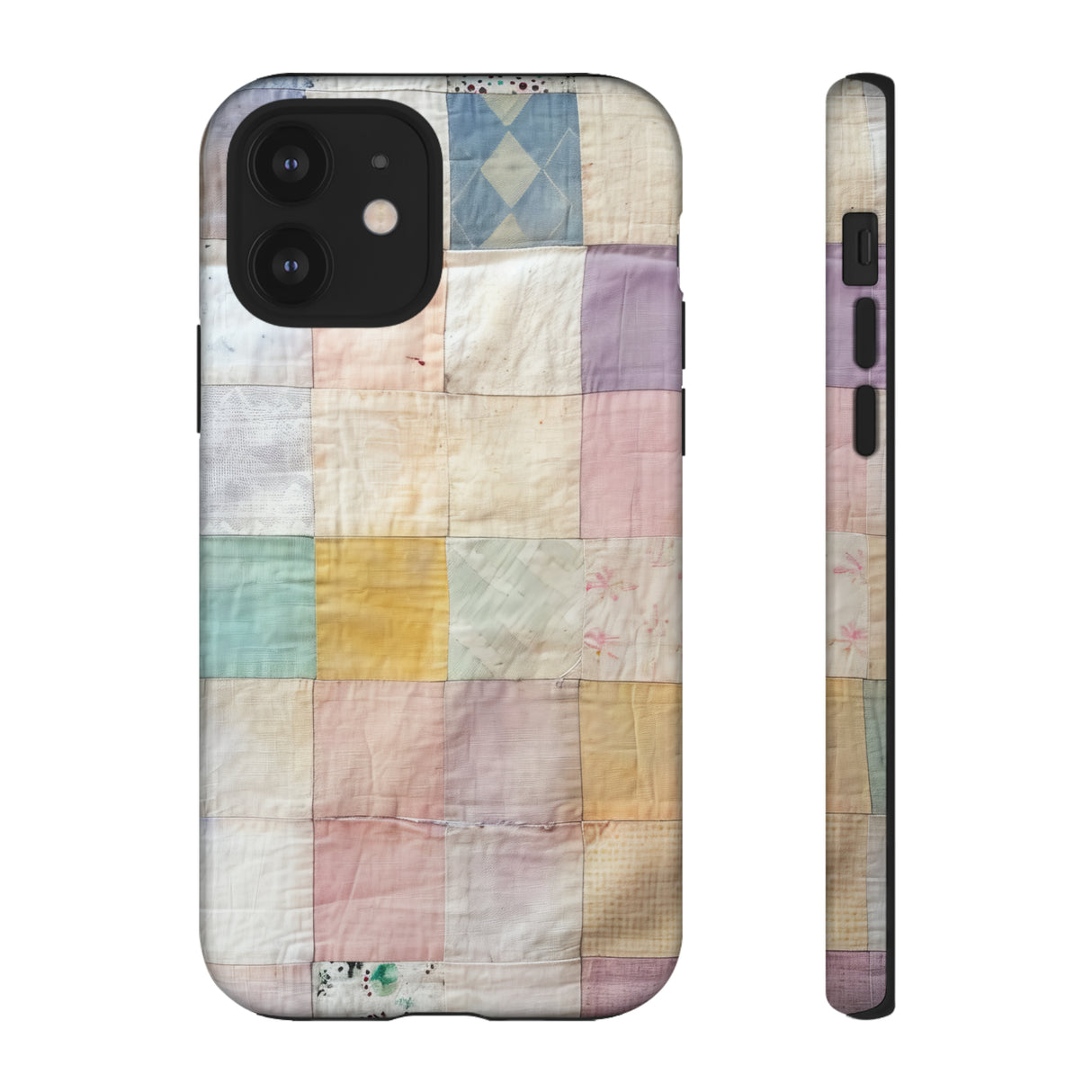 Pastel Quilt Patchwork - Protective Phone Case