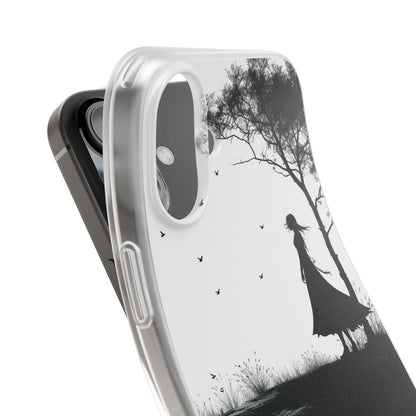 Cliffside Silhouette iPhone 16 Plus Case - Soft