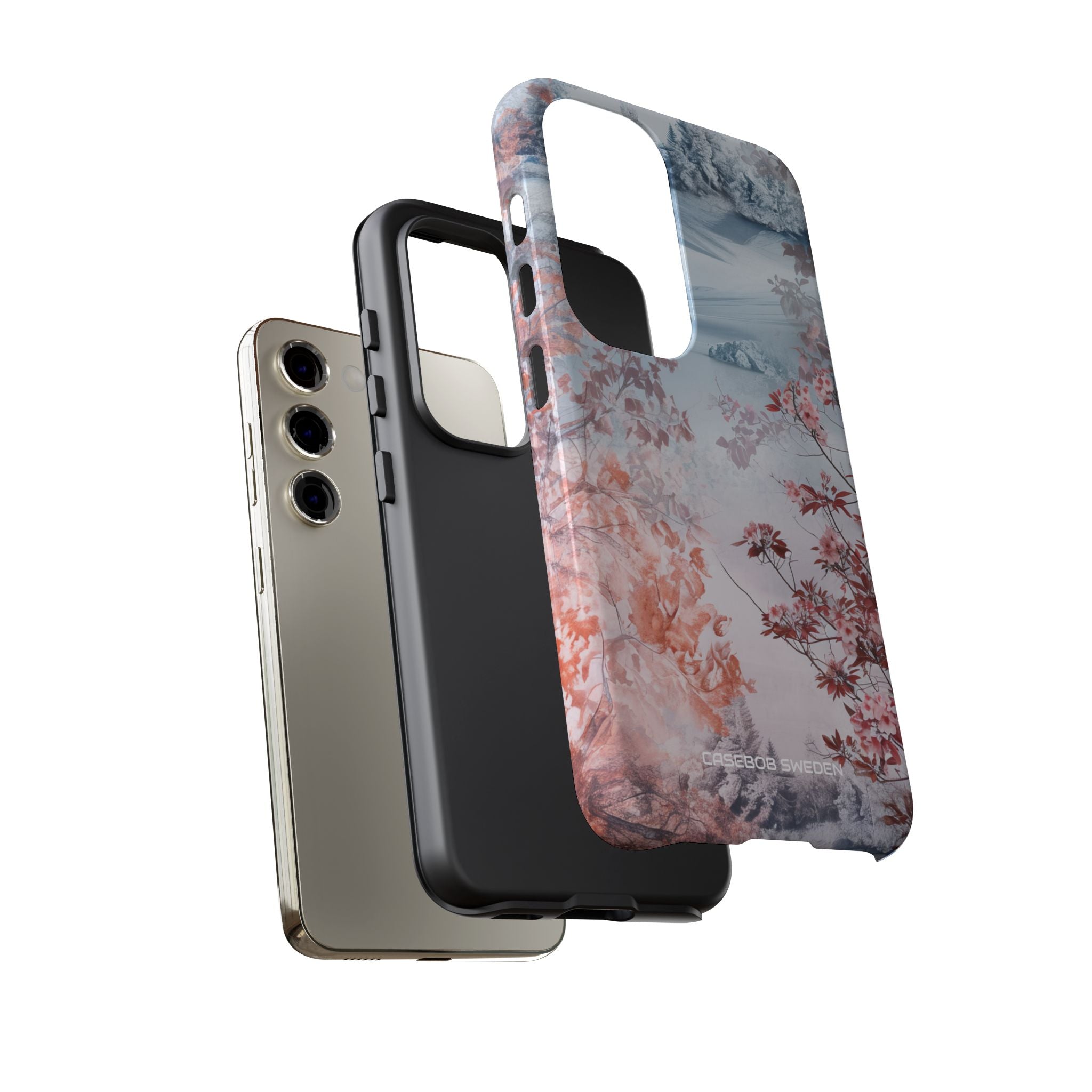 Floral Serenity Case - Tough Samsung S23 Phone Case