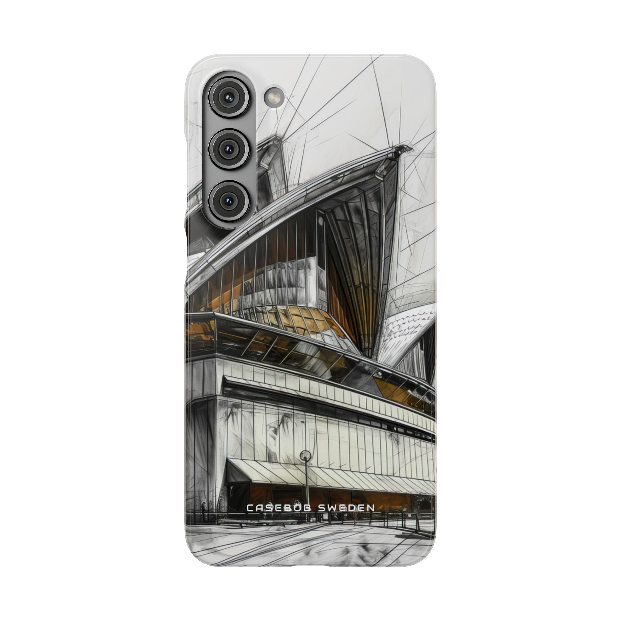 Architectural Curves in Line Formation Samsung S23 - Slim Phone Case