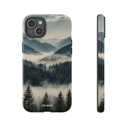 Misty Forest Embrace - iPhone Case