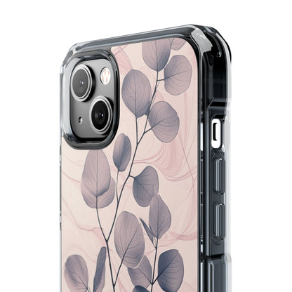 Veined Leaf Whisper iPhone 14 Plus Case - Impact