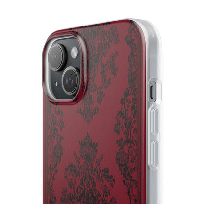 Gothic Crimson Elegance iPhone 15 - Flexi Phone Case