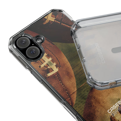 Vintage Football Textures iPhone 16 - Impact Clear+