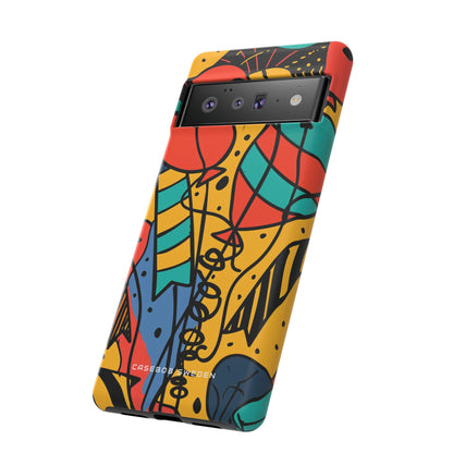 Playful Lines in Motion Google Pixel 6 - Tough Phone Case