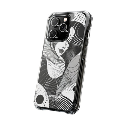 Orange Wave Motion iPhone 14 - Impact Clear+