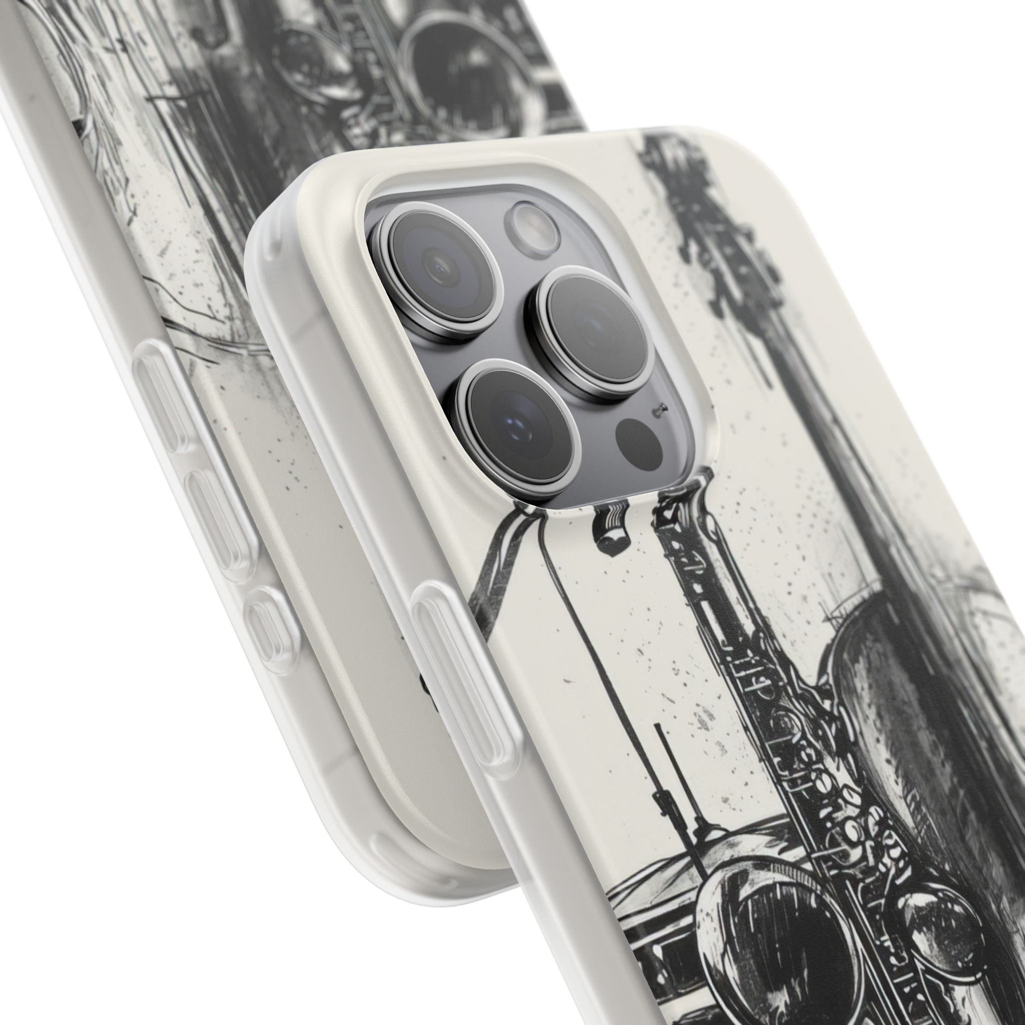 Jazz Instrument Line Symphony iPhone 15 - Flexi Phone Case