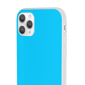 Vivid Sky Blue | Phone Case for iPhone (Flexible Case)