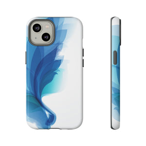 Blue Feathers - Protective Phone Case